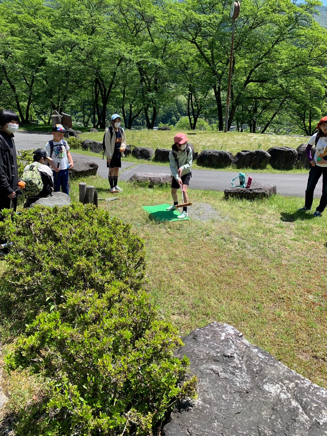 大鹿村へ校外学習